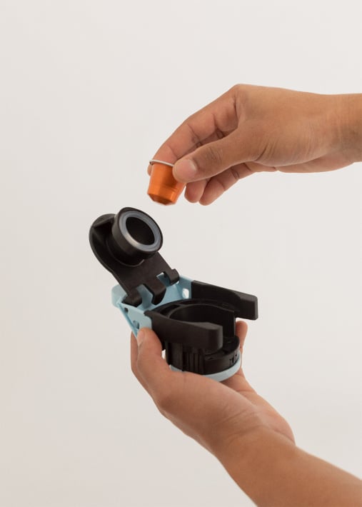 Adaptors for multi-capsule POTTS coffee machine and ground coffee