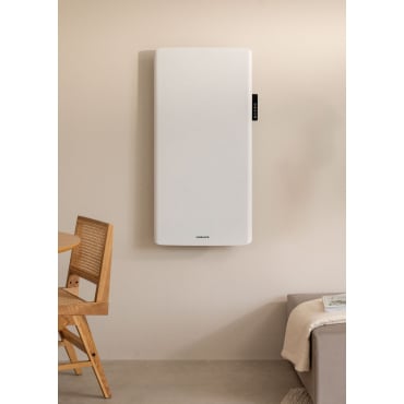 WARM CLEAR - Wall-mounted electric convector heater with Wifi White