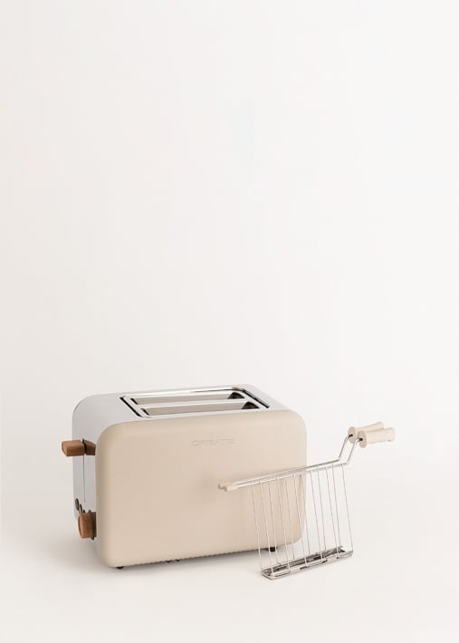 Pack TOAST RETRO Small Wide slice toaster + 2 GRILL GRID to make sandwiches