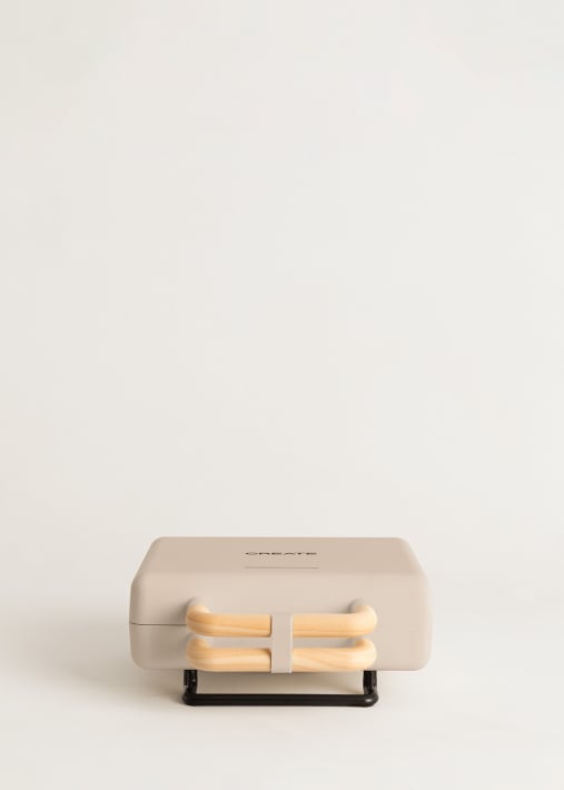 STONE STUDIO - Sandwich grill and waffle maker with removable plates