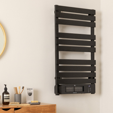 WARM TOWEL PRO - Electric towel rail with heater and Wi-Fi 1500W Black