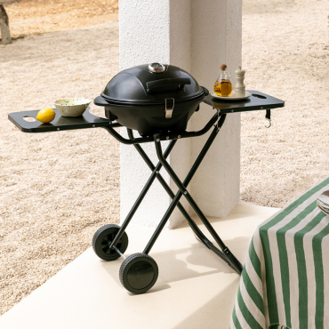 BBQ SURFACE 2 IN 1 - Foldable electric barbecue with removable body Exclusive