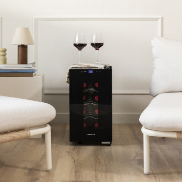 WINECOOLER S - Wine Cooler of 8 bottles Black