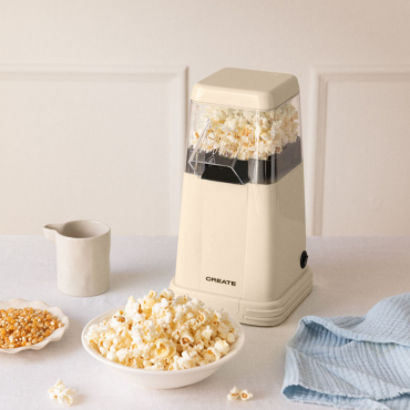 POPCORN MAKER RETRO - Electric popcorn machine Off-white