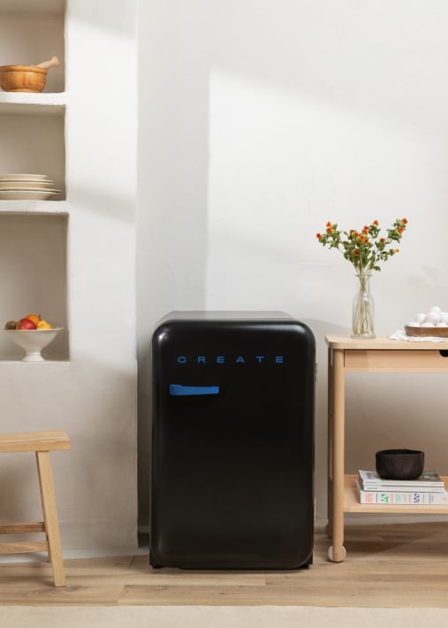 FRIDGE RETRO 107L - Retro-style refrigerator