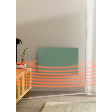 WARM MINIMAL IR - Wall-mounted infrared heater with WiFi Sage