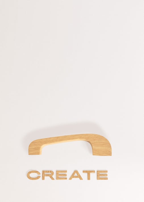 Handle and Logo Set for FRIDGE RETRO