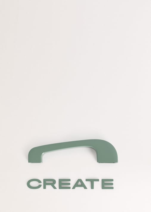 Handle and Logo Set for FRIDGE RETRO