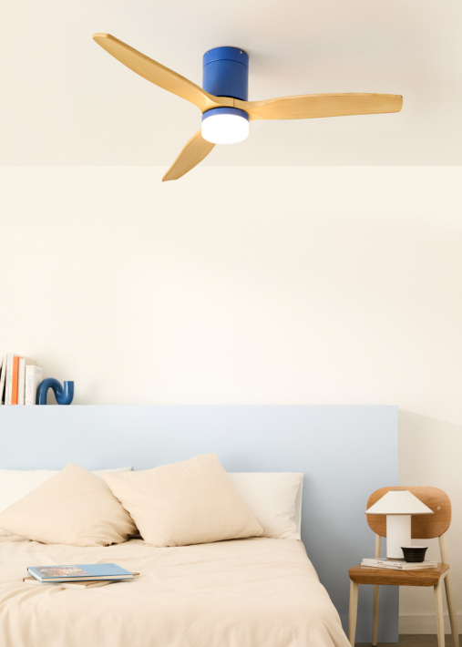 WIND CALM - Quiet 40W ceiling fan with technical ABS blades various sizes