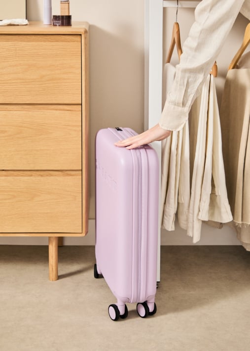 LUGGAGE STUDIO FOLDABLE - Foldable rigid cabin suitcase made of polycarbonate with TSA Lock and multidirectional wheels