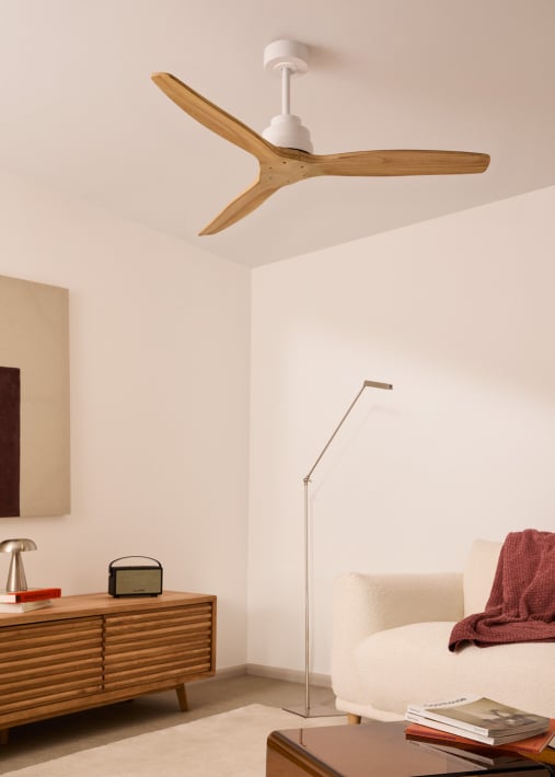 WIND STYLANCE - Silent 40W ceiling fan 100% wood various sizes