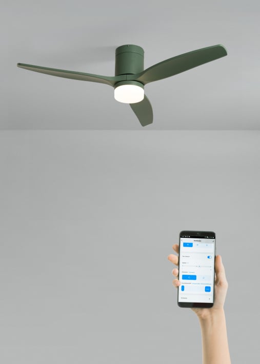 WIND CALM - Quiet 40W ceiling fan with technical ABS blades various sizes