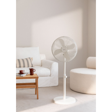 AIR STAND EASY - 50W oscillating stand fan Off-white