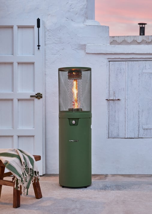 FIRE ROUND HEATER - 8kW gas heater for terraces and outdoor spaces