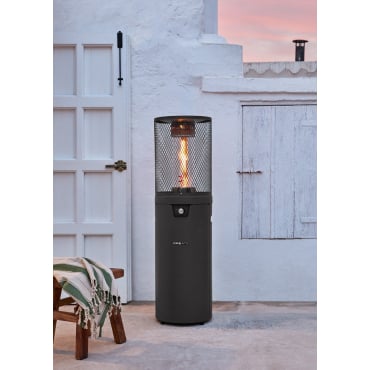 FIRE ROUND HEATER - 8kW gas heater for terraces and outdoor spaces Black