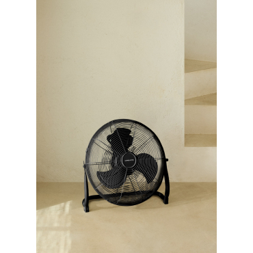AIR FLOOR RETRO - Industrial floor fan Black