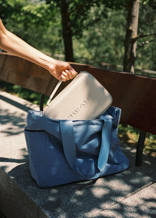 Carrying case for portable coffee machine THERA MOVE