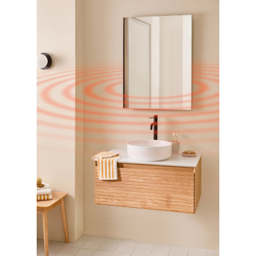 WARM MIRROR IR - Wall-mounted infrared heater with WiFi Mirror