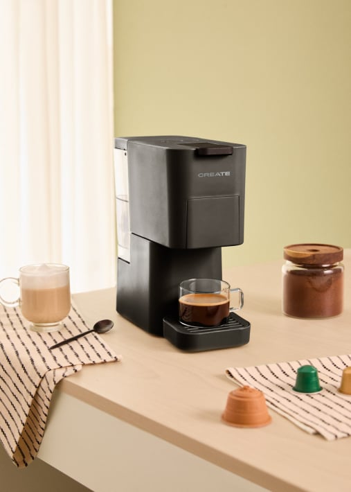 THERA STUDIO - Multi-capsule espresso machine and ground coffee
