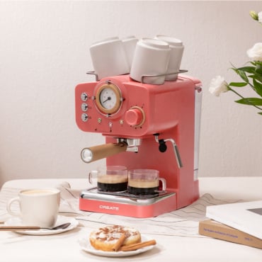 THERA RETRO - Espresso coffee maker Terracotta