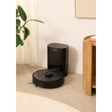 NETBOT LS50 - Intelligent 5000Pa robot vacuum with mopping function and optional self-emptying base Black