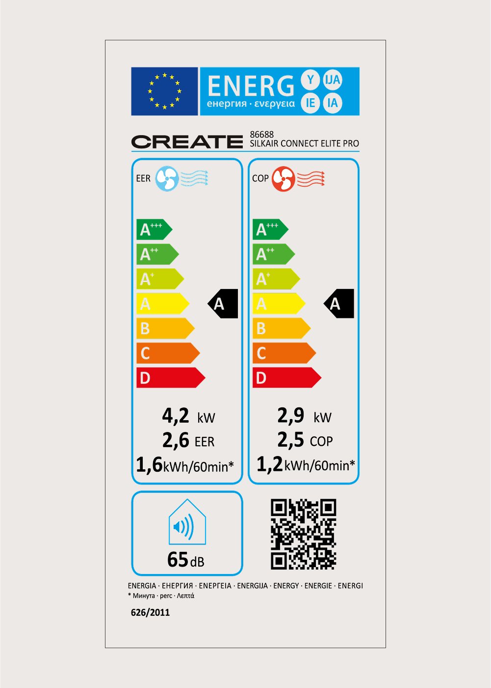 SILKAIR CONNECT ELITE PRO 28L - Portable Air Conditioner 4 in 1 Wifi 14000 BTU with heat pump , medidas foto vertical