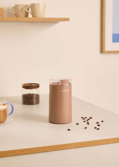 COFFEE GRINDER STUDIO - Coffee and food grinder with stainless steel blades