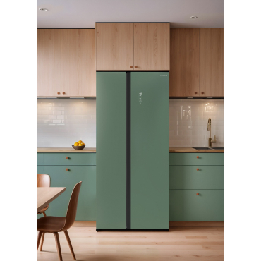 FRIDGE STUDIO SIDE BY SIDE 550 - 550L side-by-side refrigerator No Frost Sage