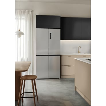 FRIDGE STUDIO CROSS DOOR 503 - Cross door style refrigerator 4 doors 503L No Frost with Care+ Stainless steel