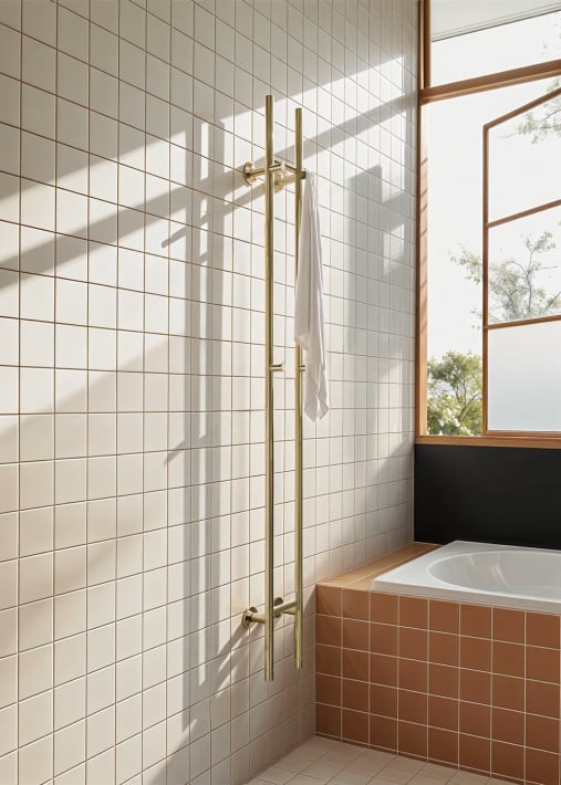 WARM TOWEL TUBE - Electric Towel Rail 60W/120W