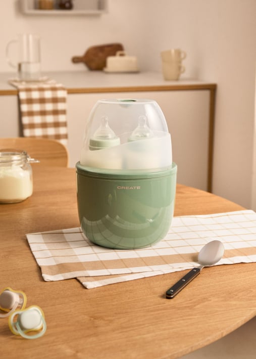 BABY BOTTLE WARMER - Bottle warmer and sterilizer with steam cooking function