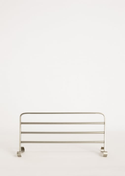 Shelf with hook and three bars for WARM TOWEL towel rail