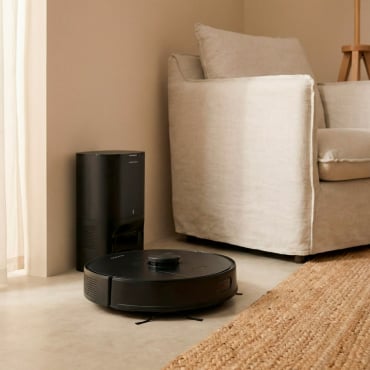 NETBOT LS80 - Smart robot vacuum cleaner 8000 Pa with mopping function and optional self-emptying base Black