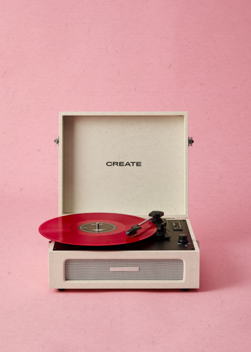 RECORD PLAYER RETRO - Retro Record Player with Bluetooth, USB, SD, MicroSD and MP3 record/player