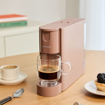 THERA EASY - 20-bar express capsule coffee machine with collection container Mocha