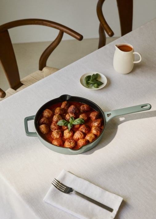 IRON PAN - Ø26 cm enameled cast iron skillet