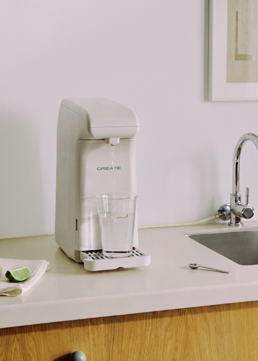 AQUA CLEAR DISPENSER - Water purifier and dispenser with direct connection and cold water