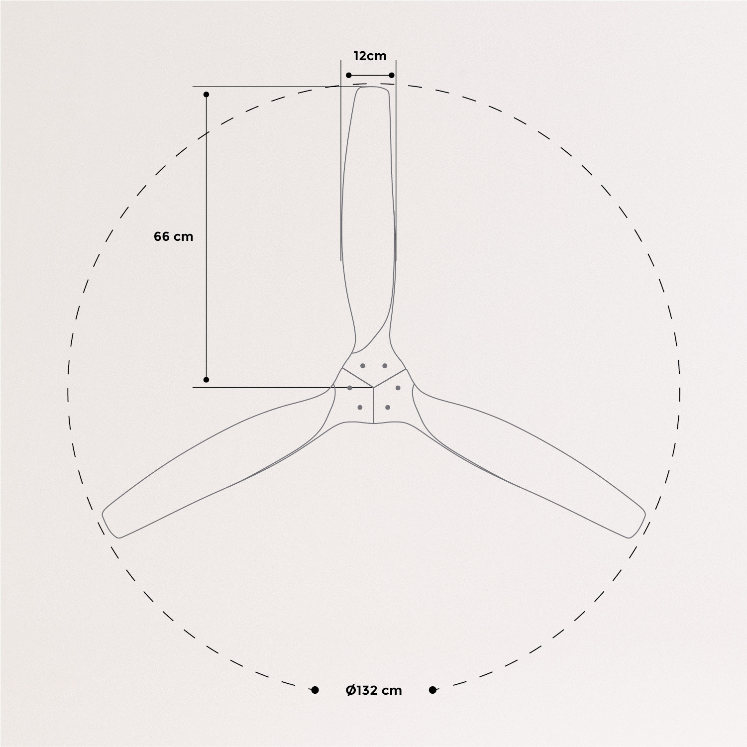 WINDWOOD Silent 75W Ceiling Fan Ø132 cm Create