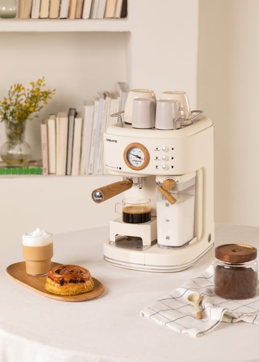 Swan Nordic Pump Espresso Coffee Machine - White