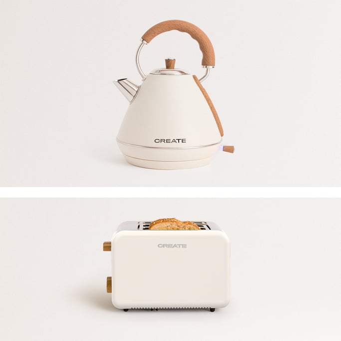 PACK - TOAST RETRO Bread toaster + KETTLE RETRO L Kettle UK PLUG, gallery image 2