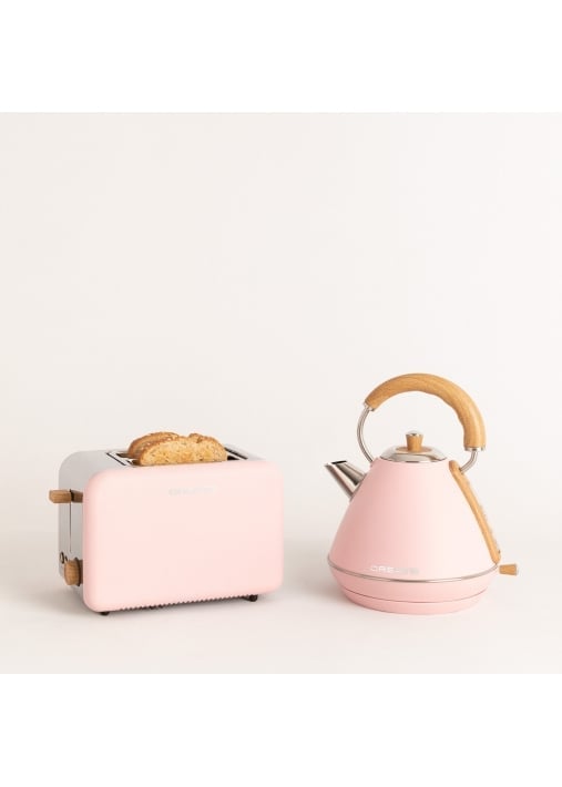 Buy PACK - TOAST RETRO Bread toaster + KETTLE RETRO L Kettle UK PLUG
