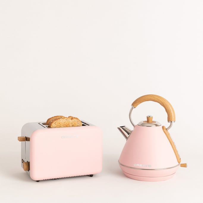 PACK - TOAST RETRO Bread toaster + KETTLE RETRO L Kettle UK PLUG, gallery image 1