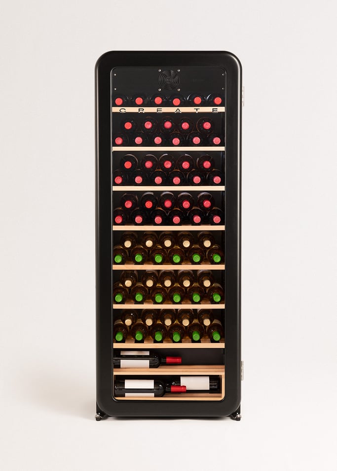 WINECOOLER RETRO XXL - Electric wine cellar with 76 bottles, gallery image 2