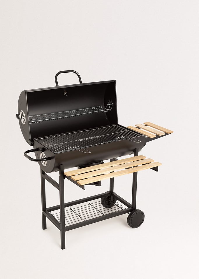 BBQ SMOKEY - Charcoal barbecue smoker with wheels, gallery image 6