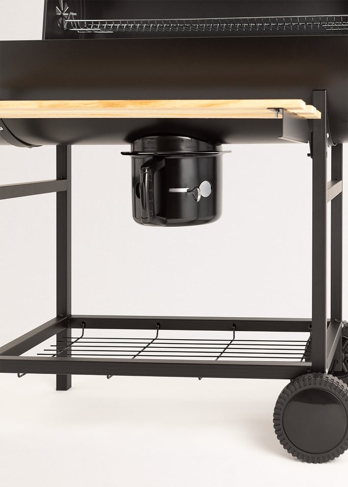 BBQ SMOKEY - Charcoal barbecue smoker with wheels, gallery image 10