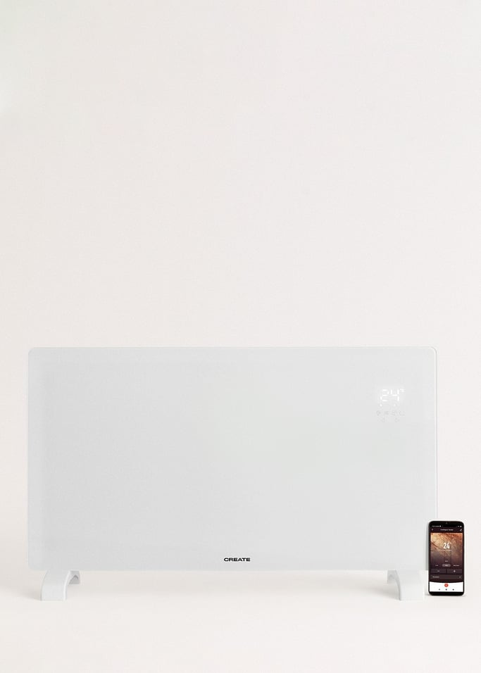WARM CRYSTAL 2500W - Electric Glass Convector with WiFi, gallery image 2