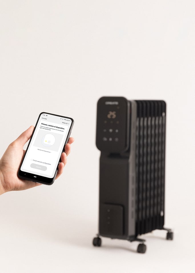 WARM CONNECT 2500W - Oil-Filled Radiator with Wifi - Create