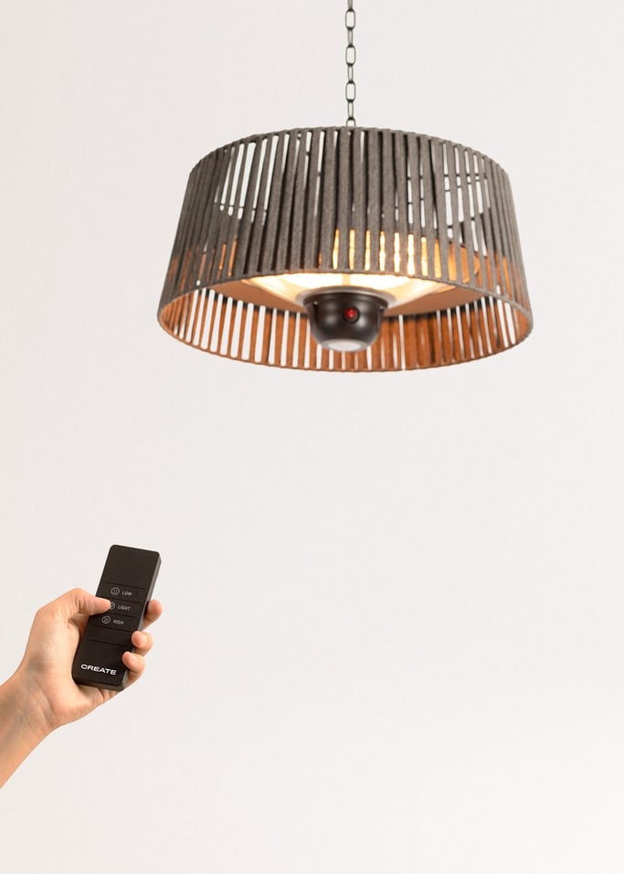 HANGING HEATER - 1800W Infrared Halogen Heater and Lamp, gallery image 4