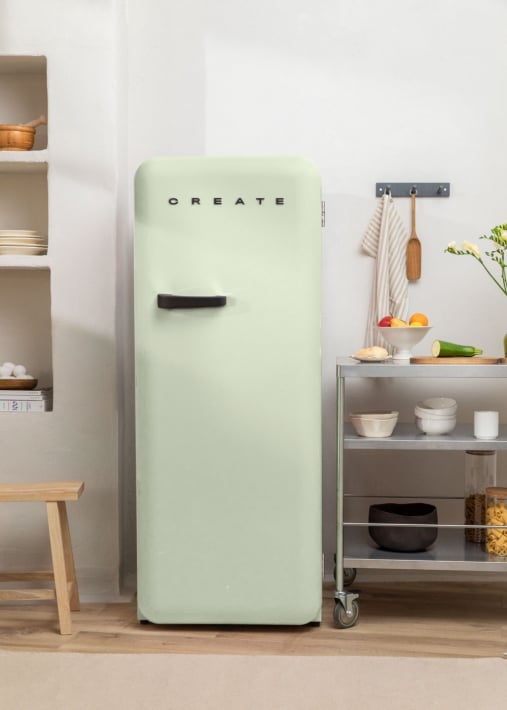 Buy FRIDGE RETRO 281L - Retro-style refrigerator