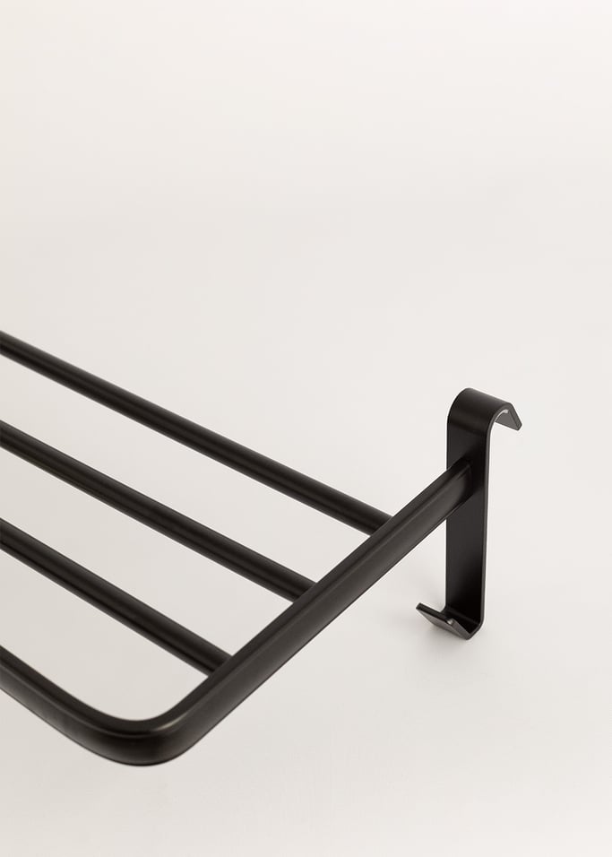 Shelf with hook and three bars for WARM TOWEL towel rail, gallery image 3